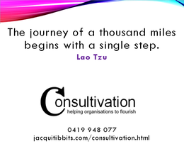 Quotation by Lao Tzu saying 'The journey of a thousand miles begins with a single step.'